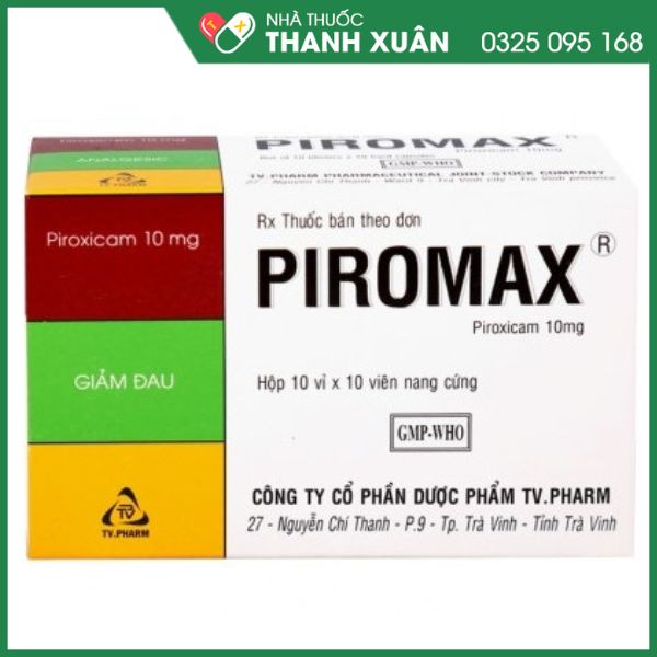 Piromax 10mg điều trị viêm xương khớp